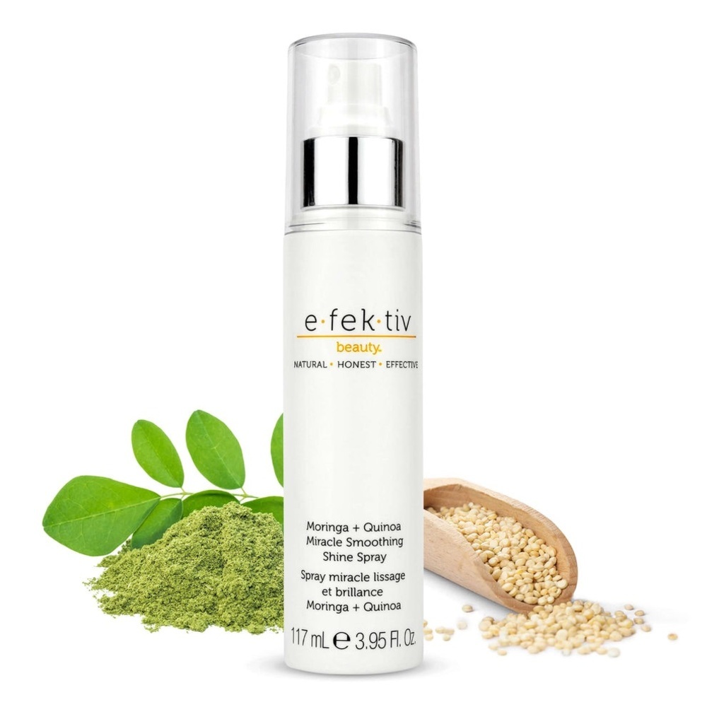 NEW Efektiv Beauty Moringa + Quinoa Miracle Smoothing Shine Spray (117mL)